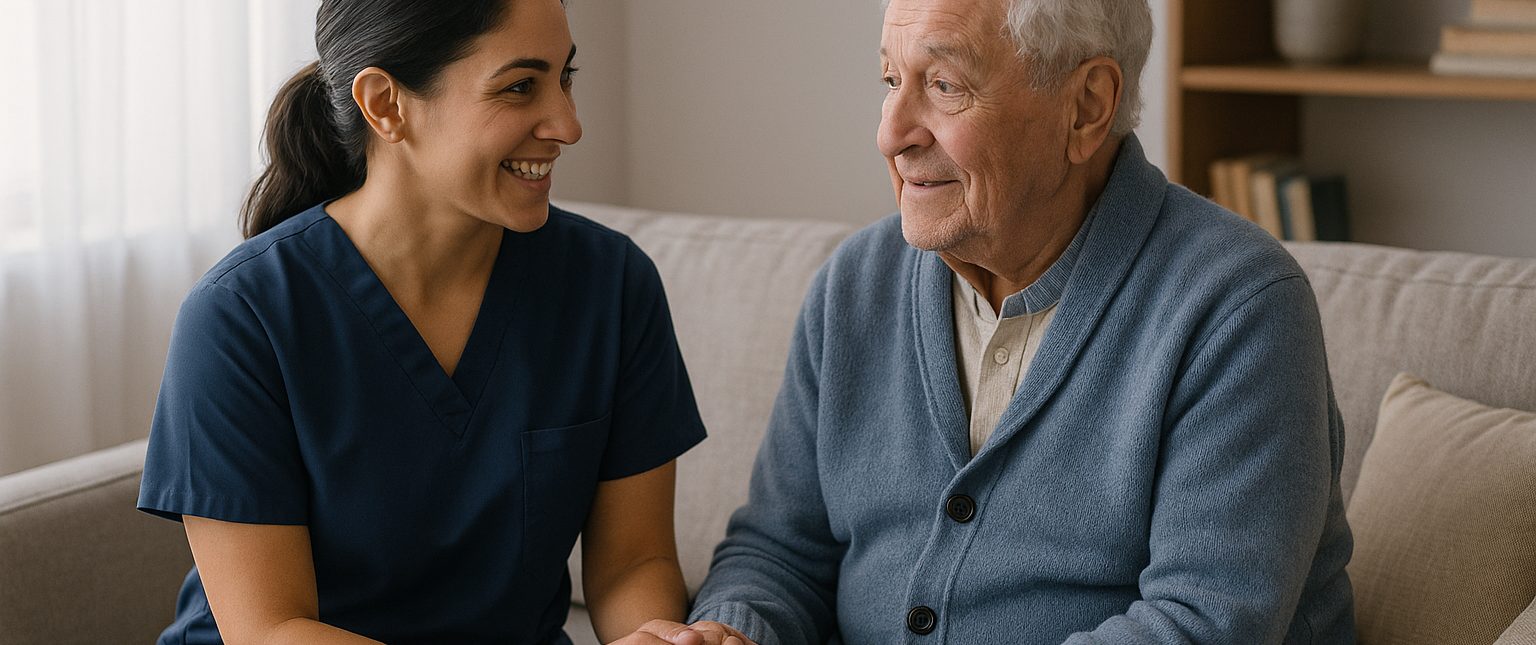 A PACE participant living independently at home