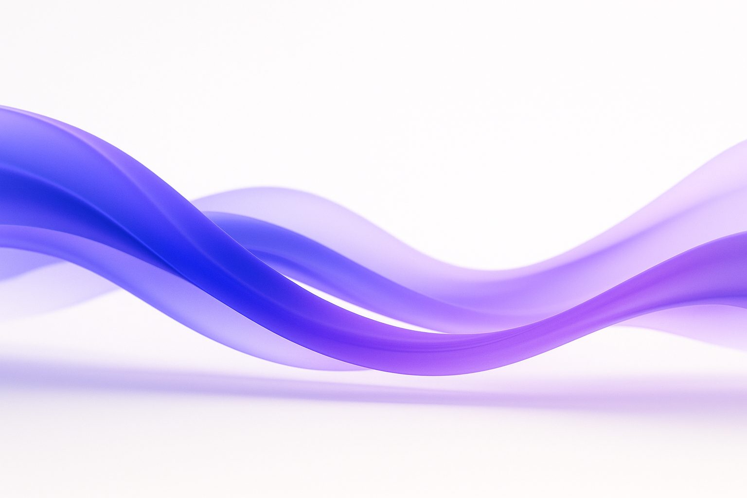 An abstract violet and indigo wave, the Care Daily brand motif